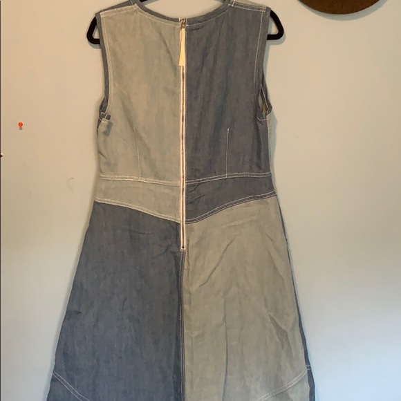 Anthropologie patchwork dress holding horses sz 14 - Picture 4 of 4